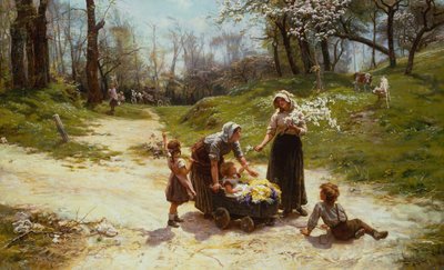 Mayıs (tuval üzerine yağlı boya) by Frederick Morgan