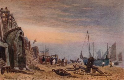 Brighton Sahili, Haze temizleniyor, c1820 by Frederick Nash