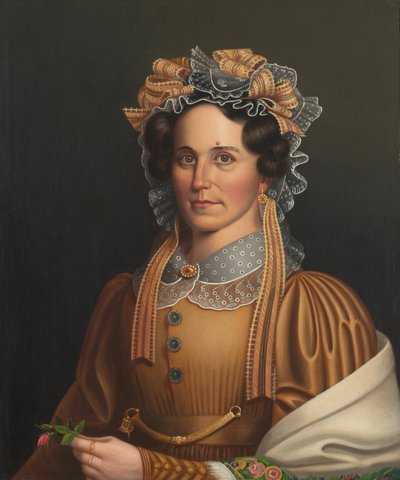 Kahverengi Lady, c. 1855. by Frederick R. Spencer