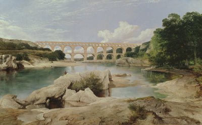 Pont du Gard, 1862 by Frederick Richard Lee