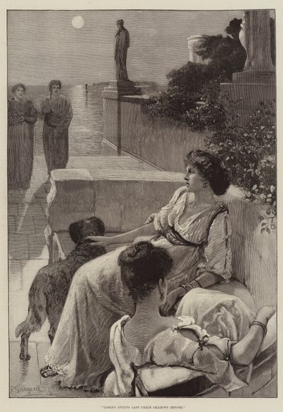 Yaklaşan Olaylar Gölgelerini Daha Önce Düşürüyor by Frederick Sargent