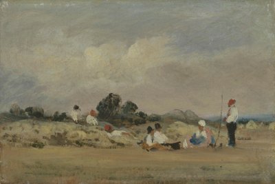 Saman yapıcılar dinlenme by Frederick W. Watts