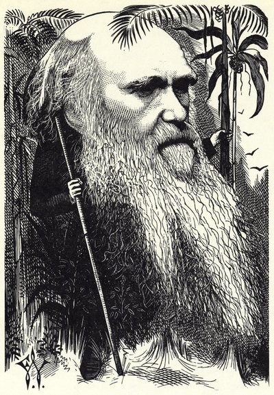 Charles DARWIN by Frederick Waddy