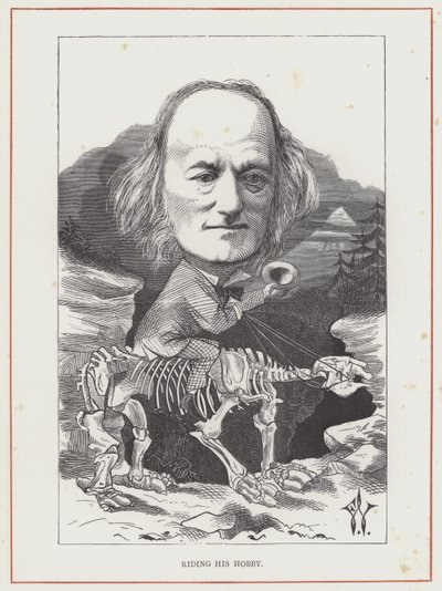 Profesör Richard Owen by Frederick Waddy