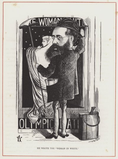 Wilkie Collins, Beyazlı Kadın by Frederick Waddy