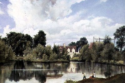 Nehir manzarası, Suffolk by Frederick Waters Watts