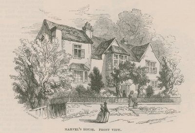 Andrew Marvel'in evi, Highgate, Londra by Frederick William Fairholt