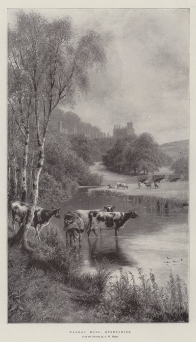 Haddon Salonu, Derbyshire by Frederick William Hayes