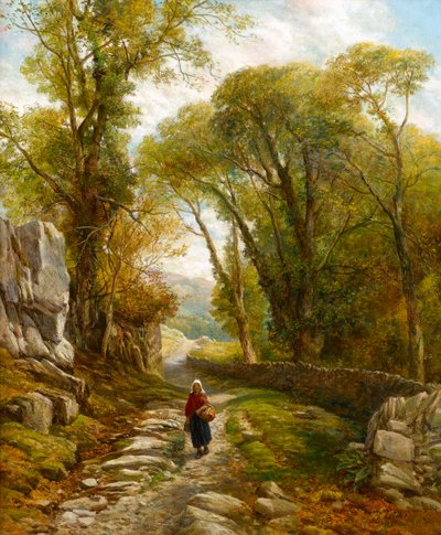 Bir Orman Yürüyüşü, 1872 by Frederick William Hulme