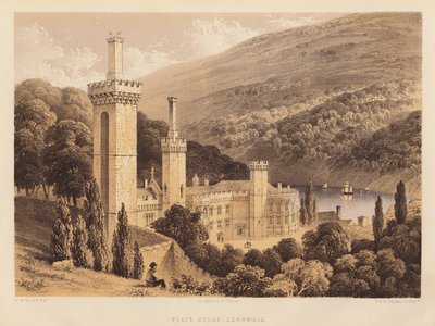Yer Evi, Cornwall (aquatint) by Frederick William Hulme