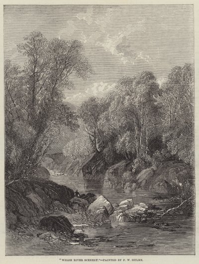 Galler Nehri Manzarası by Frederick William Hulme
