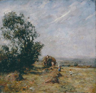 Hasat Sahnesi (gemide yağ) by Frederick William Jackson