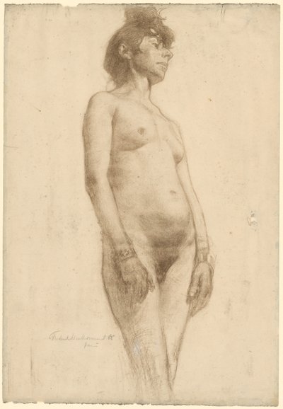 Ayakta Çıplak Kadın, 1885. by Frederick William MacMonnies