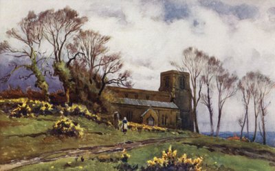 Burton Dassett Kilisesi by Frederick William Newton Whitehead