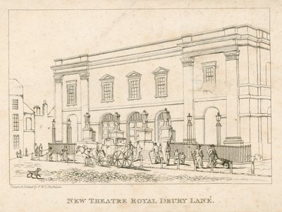 New Theatre Royal, Drury Lane, Londra by Frederick Wilton Litchfield Stockdale