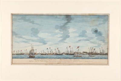 Paramaribo şehrinin görünümü by Frederik Jägerschiöld (signed by artist)