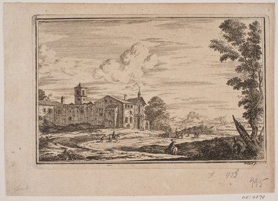 Manastır binası, İtalyan manzarasında kaldı by Frederik Laub