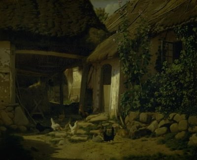 Bir çiftlik evinin içi by Frederik Vermehren