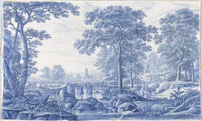 İtalyan Manzaralı Plak İtalyan Manzaralı Plak by Frederik van Frytom (attributed to)