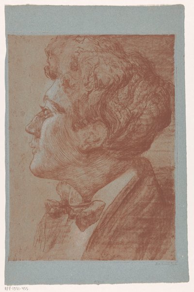 Bilinmeyen bir adamın portresi by Frederika Henriëtte Broeksmit (signed by artist)