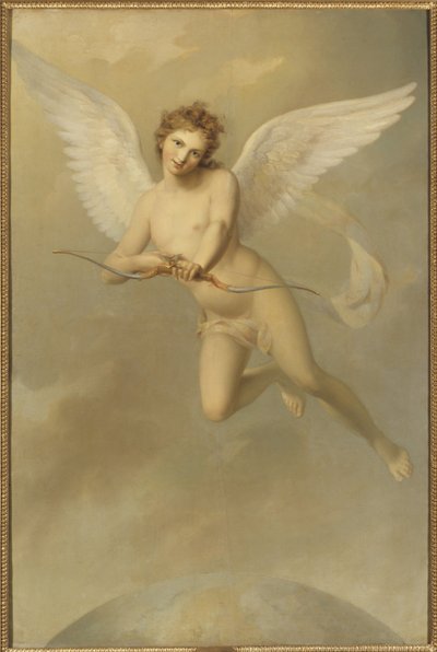 Cupidon - Cupid, Westin, Fredric (1782-1862). Tuval üzerine yağlıboya by Fredric Westin