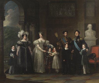 Bernadotte ailesi (İsveç ve Norveç monarşisi): Oscar I (1799-1859), Desiree Clary (1777-1860), Josephine de Leuchtenberg (1807-1867), Charles XV (1826-1872), Oscar II (1829-1907) , Charles XIV Jean (1763-1844), Prens Gustave (1827-1852) ve Prens by Fredric Westin