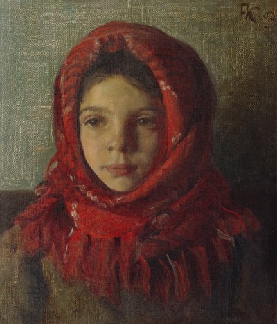 atkı ile kız by Fredrik Kolstoe