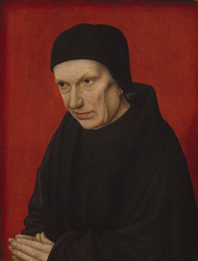 Bir Din Adamının Portresi by French 15th Century