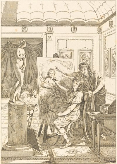 Anacreon Mimic: İris Portresi by French 18th Century