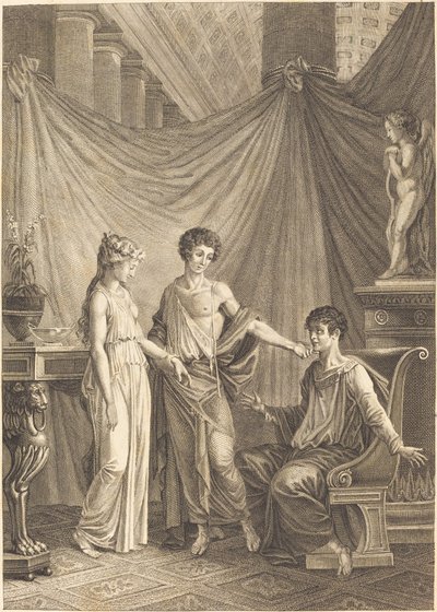 iki arkadaş by French 18th Century