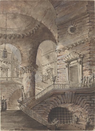 Roma Hapishanesi by French 18th Century Follower of Giovanni Battista Piranesi