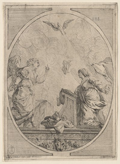 Duyuru by French 18th Century after Pierre Hubert Subleyras