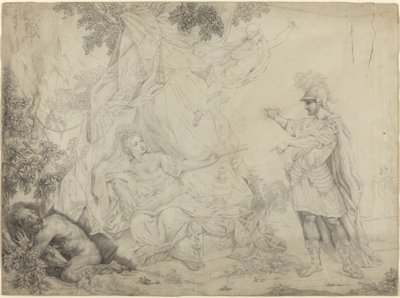 Circe ve Ulysses by French 19th Century