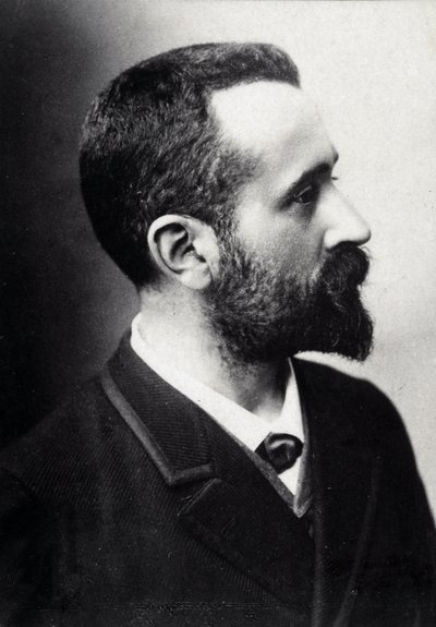 Alphonse Bertillon (1853-1914), Fransız bilim adamı, antropometrinin yaratıcısı. by French Photographer