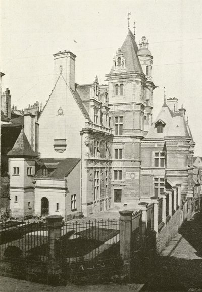 Angers, Hotel Pince (b/w fotoğraf) by French Photographer