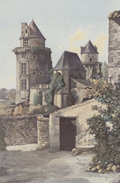 Apremont, Chateau, Köşe Kulesi ve Şapel by French Photographer