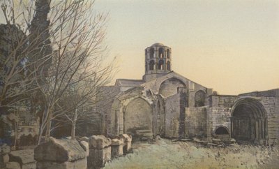 Arles, Les Alyscamps, Saint-Honorat Kilisesi by French Photographer