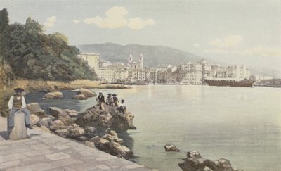 Bastia, eski Liman Manzarası ve Şehir by French Photographer