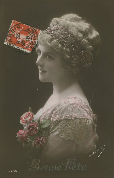 Doğum günün kutlu olsun. 1913 yılında gönderilen kartpostal. by French Photographer