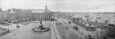 Bordeaux - Borsa ve Liman (s/b fotoğraf) by French Photographer