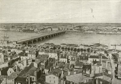 Bordeaux, Genel Görünüm (b/w fotoğraf) by French Photographer