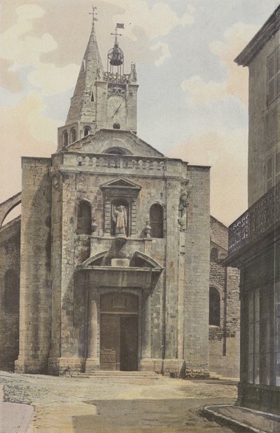 Bourg-Saint-Andeol, Kilise, Cephe O by French Photographer