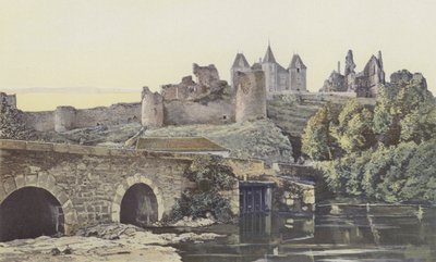Bressuire, Kale kalıntıları, Dış cephe, S O görünümü by French Photographer