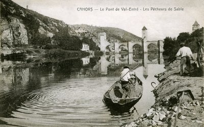 20. yüzyılın başında Cahors: kum balıkçıları ve Lot