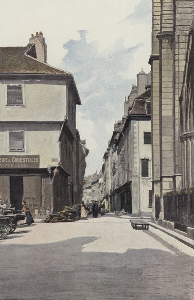 Chalon-sur-Saone, Rue aux Fevres by French Photographer