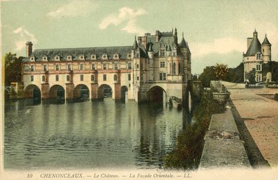 Chenonceaux, Şato, Doğu Cephesi by French Photographer