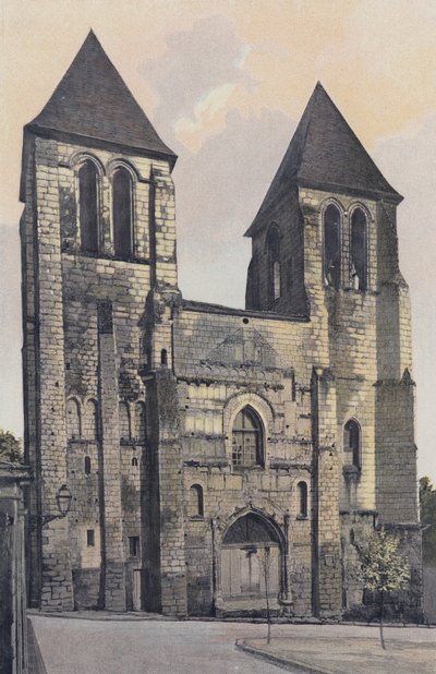 Chinon, Saint-Mexme Kilisesi, Cephe O (Okul) by French Photographer