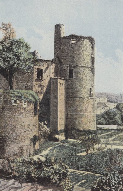 Clisson, Kuleler ve çukur by French Photographer