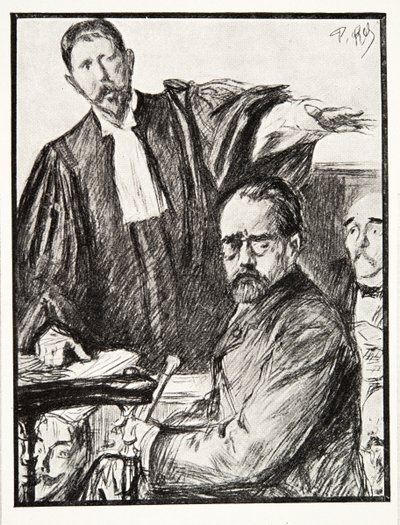 Dreyfus Davasında, Üçüncü Cumhuriyetin Tarihi, Cilt. I, Siyasi Tarih, pub.1933 (lito) by French Photographer