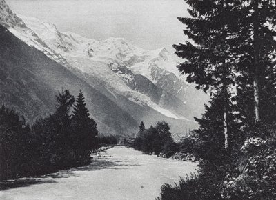 Environs de Chamonix (s/b fotoğraf) by French Photographer